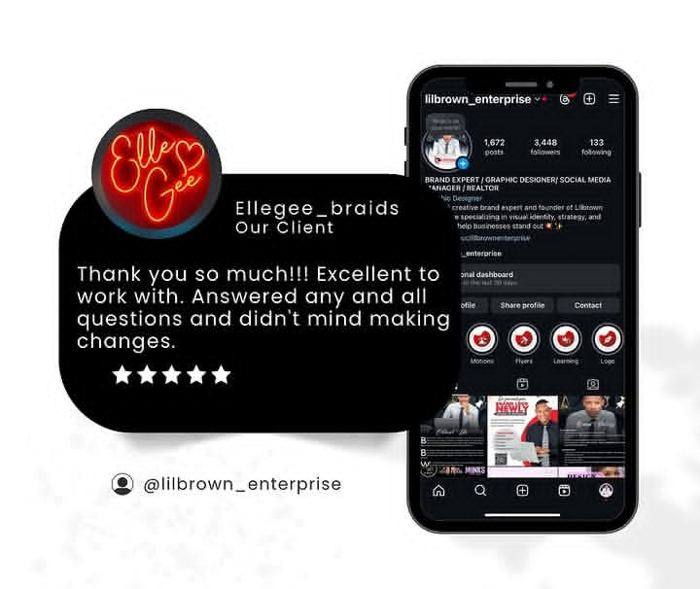 Client review from Ellegee Braids