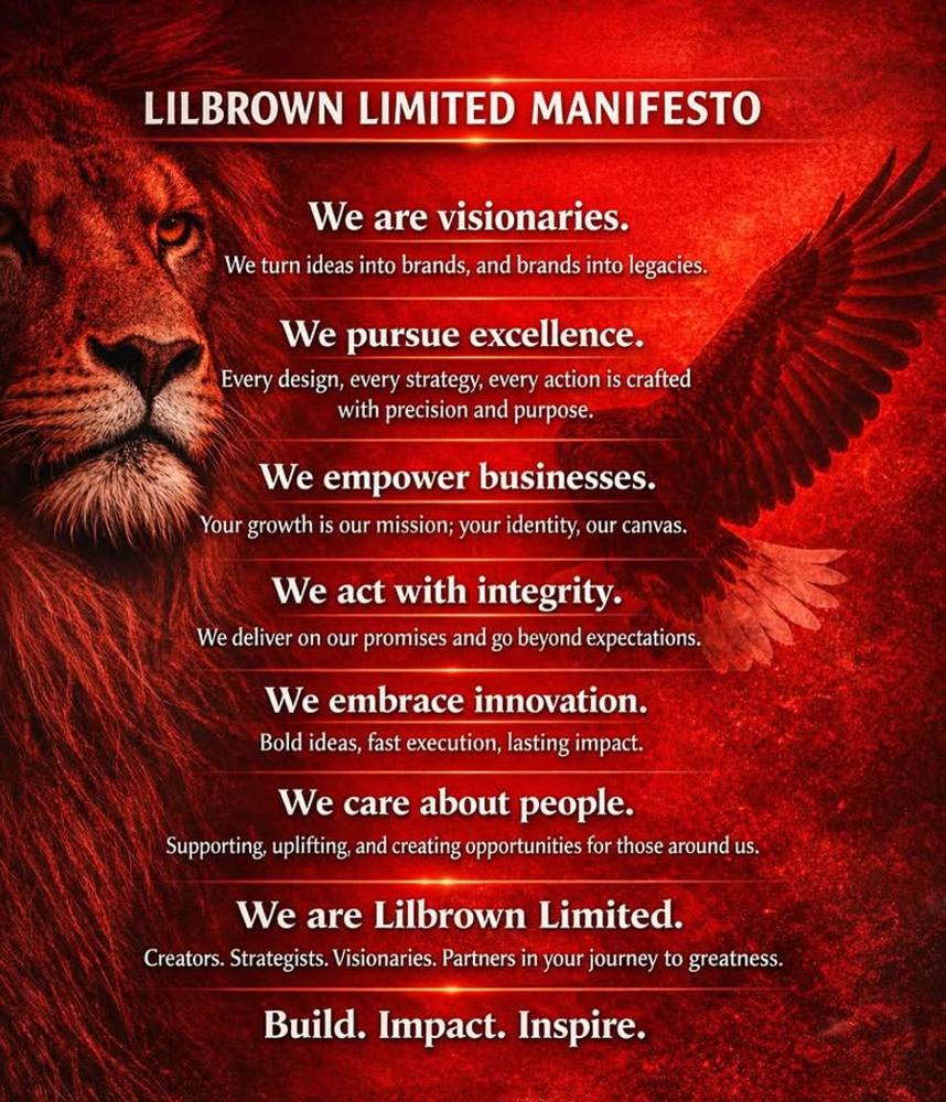 Lilbrown Limited manifesto artwork
