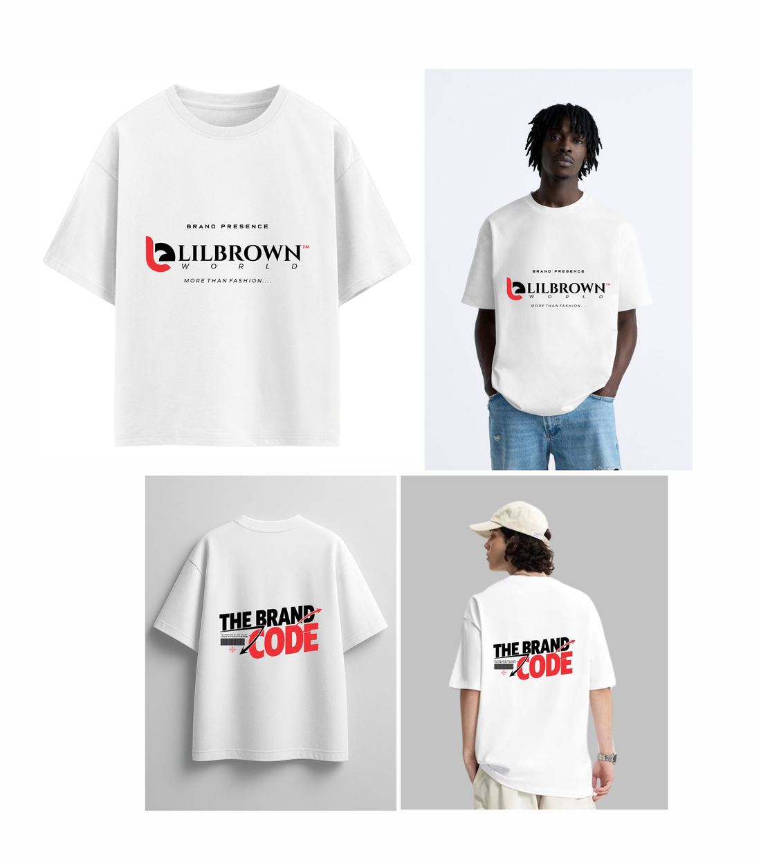 The Brand Code tees, dark variant