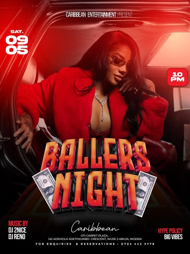 Ballers Night event flyer
