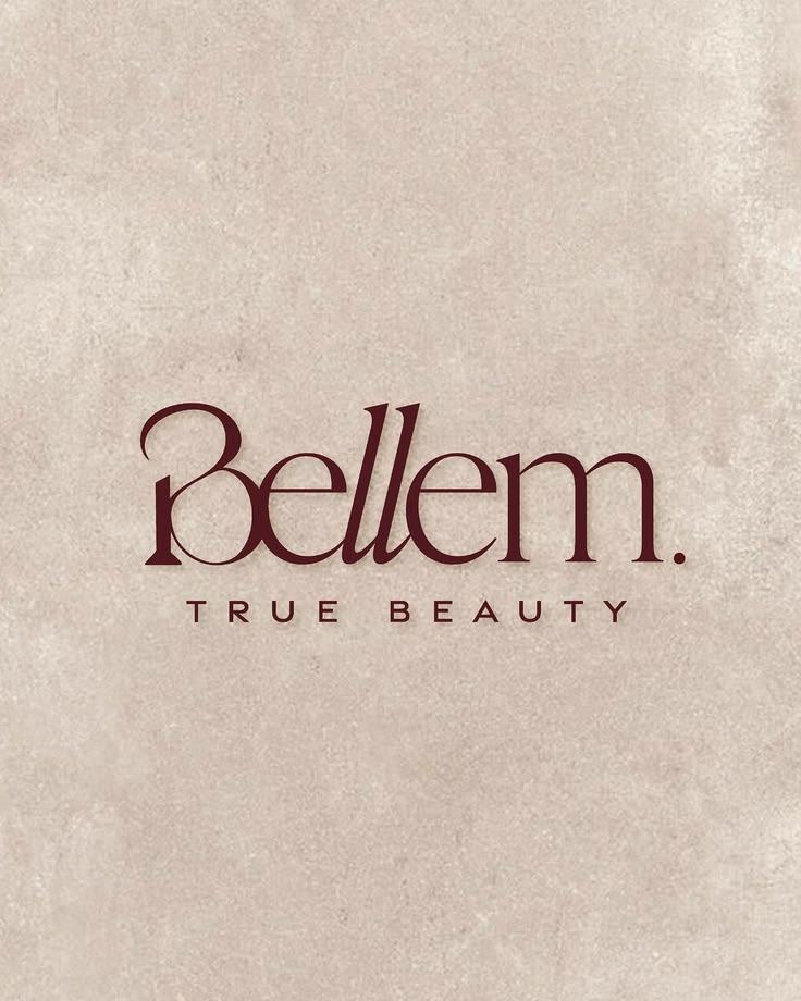 Bellem True Beauty logo design