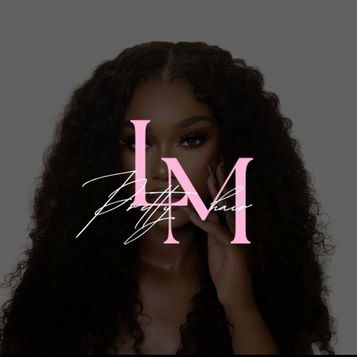 LM Pretty Hair monogram logo